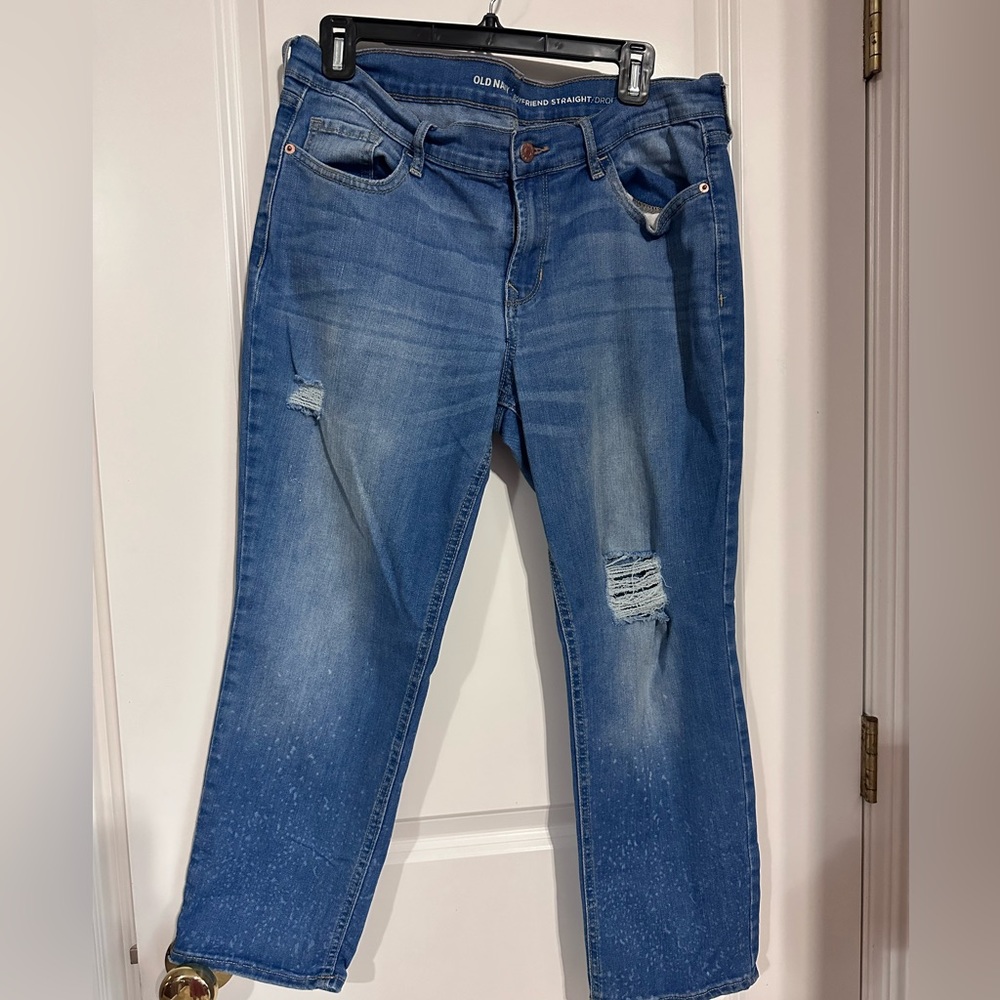 Gently loved Old Navy Boyfriend Straight Size 10 regular